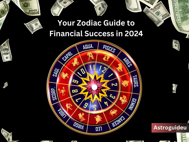 zodiac sign wheel and money in an image